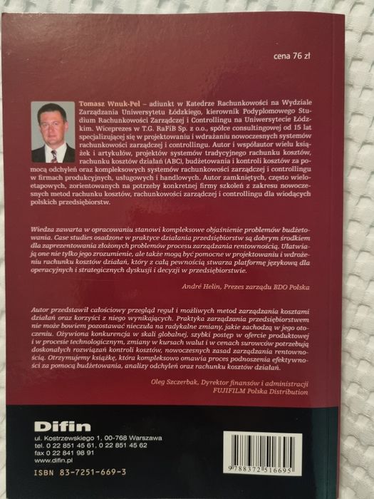 Zarządzanie Rentownością Tomasz Wnuk-Pol