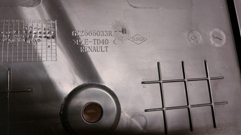 Resguardo Inferior Parachoques Frt Renault Clio V