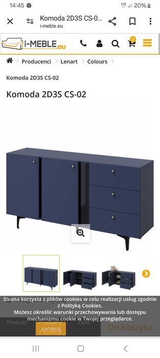 Komoda colours z firmy Lenart