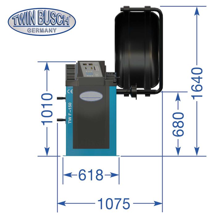 BEST PRODUCTS Wyważarka półautomat do kół TWIN BUSCH TW F-150 Poznań
