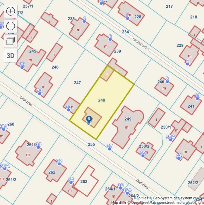 Działka budowlana 814 m2 Białystok, os. Mickiewicza