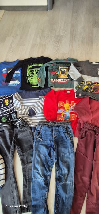 Набори,лоти речей для хлопчика 5-6-7років