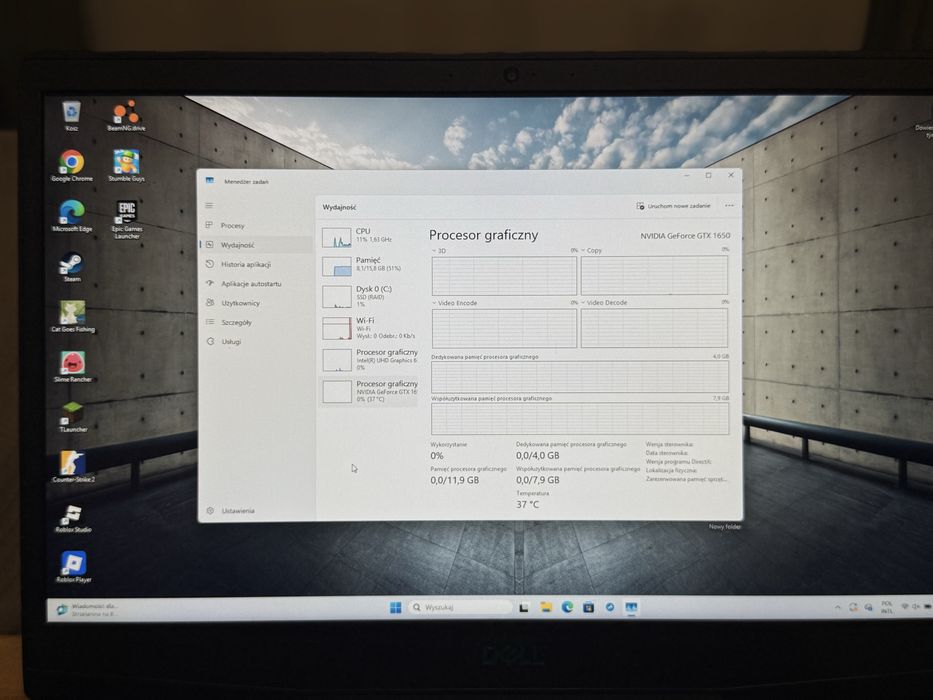 PROMO ! Dell G3 i5 / 16GB DDR4 / 512 SSD M2 / GeForce 1650 4GB