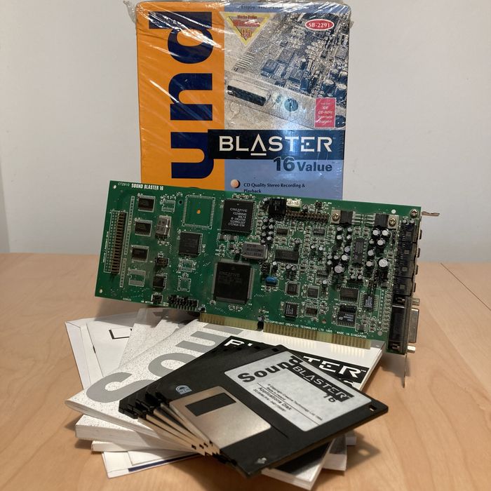 Retro PC SoundBlaster 16 ISA 1995
