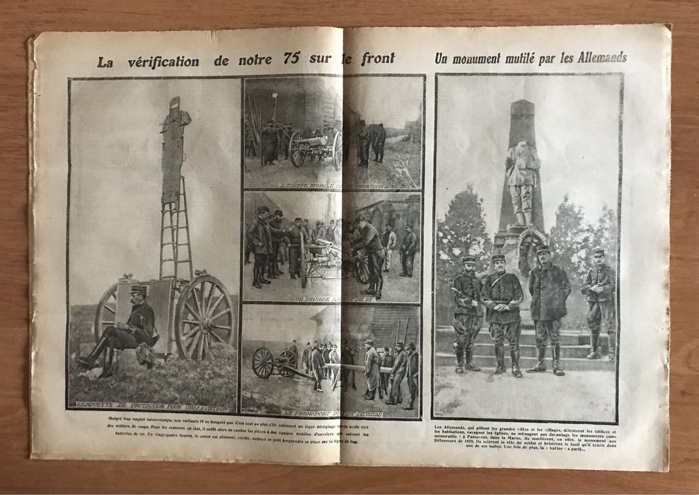 Газета Франции 1915 год