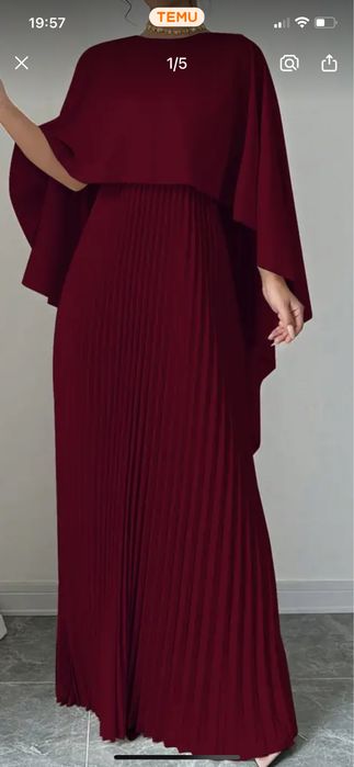 Елегантне вечірнє плаття, червоного кольору,гарноі якості.Розмір 50-52