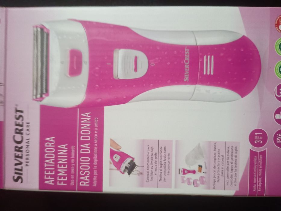 Depiladora SilverCrest 3 em 1.