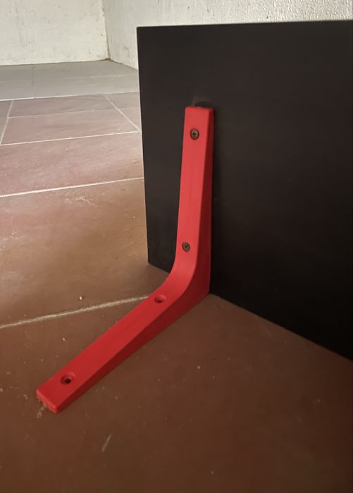 Conjunto de 3 Prateleiras Ikea Castanho Escuro 60x23cm