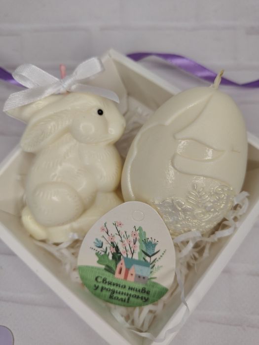 Натуральні бджолині воскові свічки Гілочка Верба