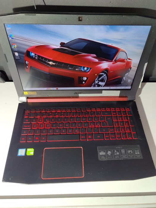 Acer nitro 5/nvidia 2 ГБ/i5/8/SSD256/ігровий ноутбук/15,6 full HD IPS
