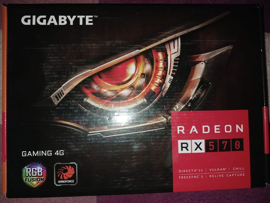 Продам відеокарту gigabyte radeon rx570