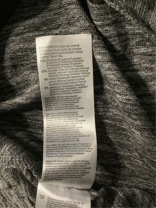Szara spódnica midi zwężana melanż XL Orsay