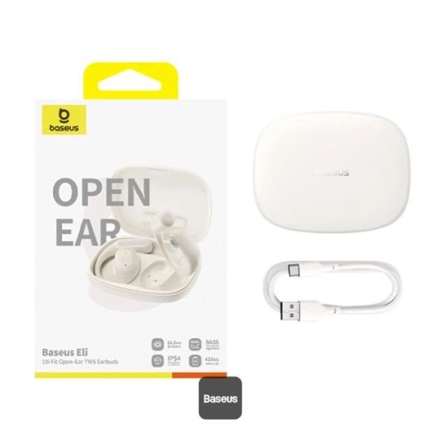 Навушники Baseus Eli 10i Fit Open-Ear TWS Earbuds (White)