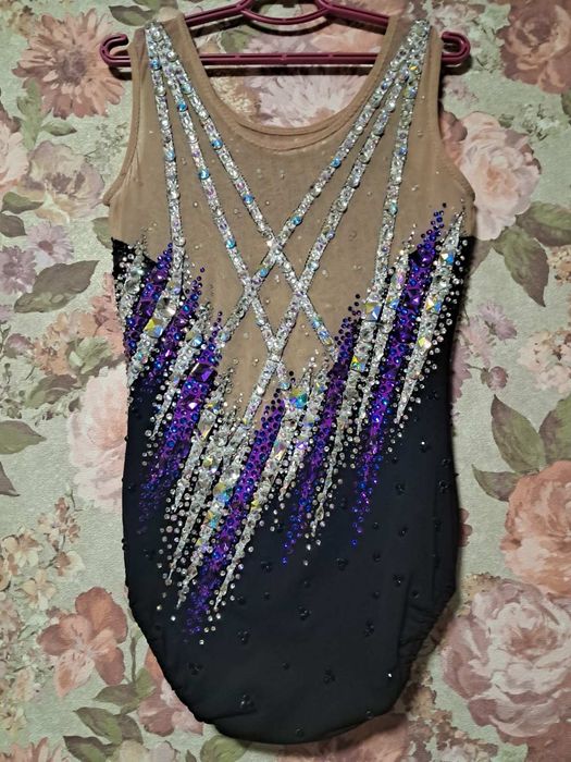 Купальник для художественной гимнастики, б/у.