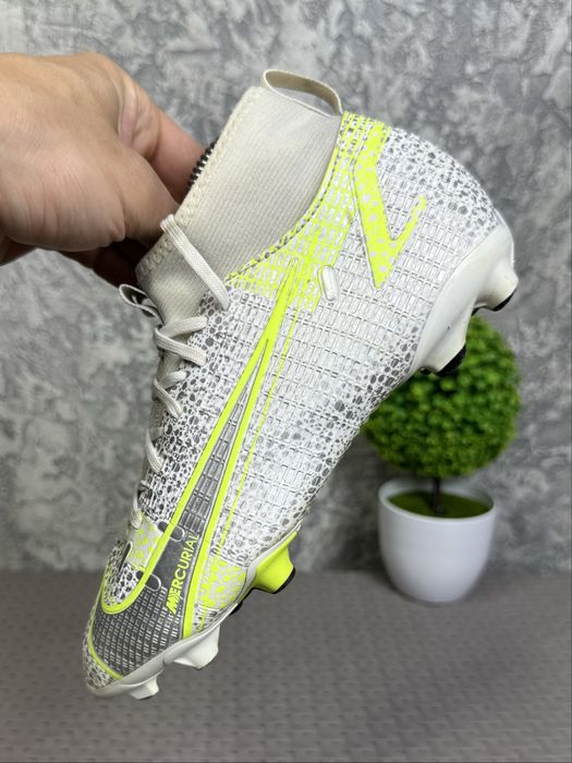 Nike Mercurial бутсы копы сороконожки 34 размер детские футбольные серые