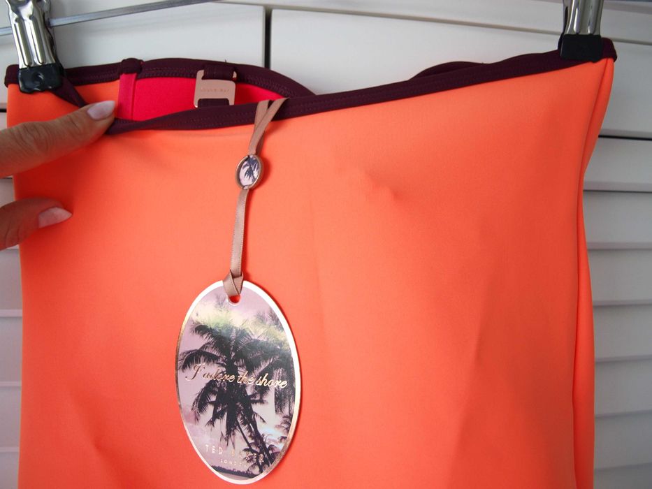 Ted Baker Scuba multi piankowy strój kostium kąpielowy neonowy insta