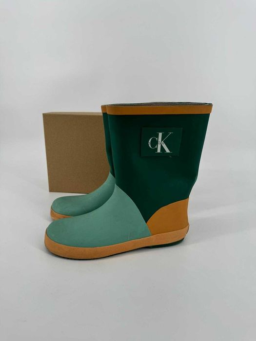 Calvin Klein ck kalosze gumiaki zielone 36 wodoodporne buty