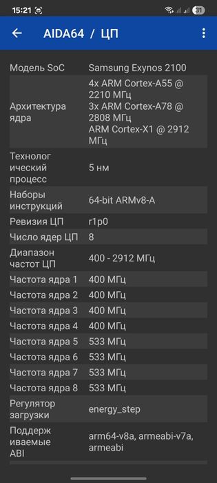 Samsung S21 5g 8/128