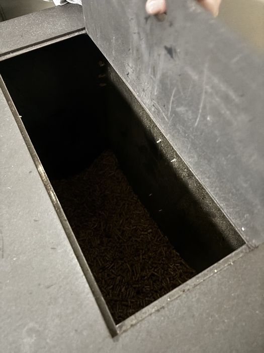 Caldeira pelets chamas de verao