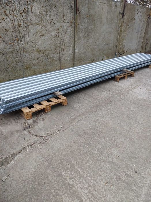 Профнаснастил цинк ПК20 толщина 0,55мм и цветной от 0,3мм до 0,42мм