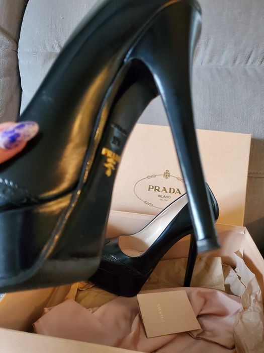 Szpilki Prada oryginał 37,5 /38