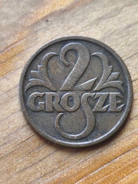 II RP, Moneta 2 grosze 1928r Ładny Stan