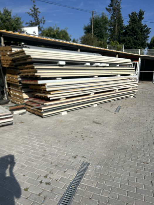 Lote Painel de Sandwich 200 mt de segunda 16 painéis 6mt 30mm de  18 painéis 5mt 10mm espessura