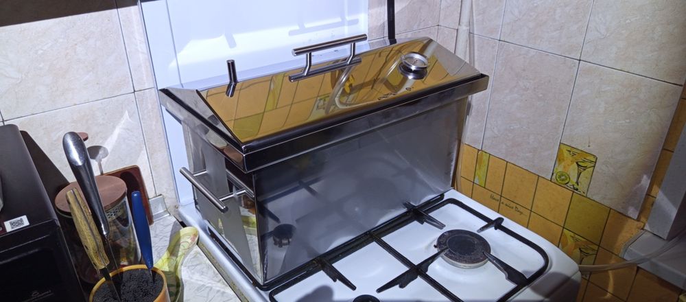 Коптильня з нержавійки 2мм. Та 1.5 мм. Коптильня нержавейка