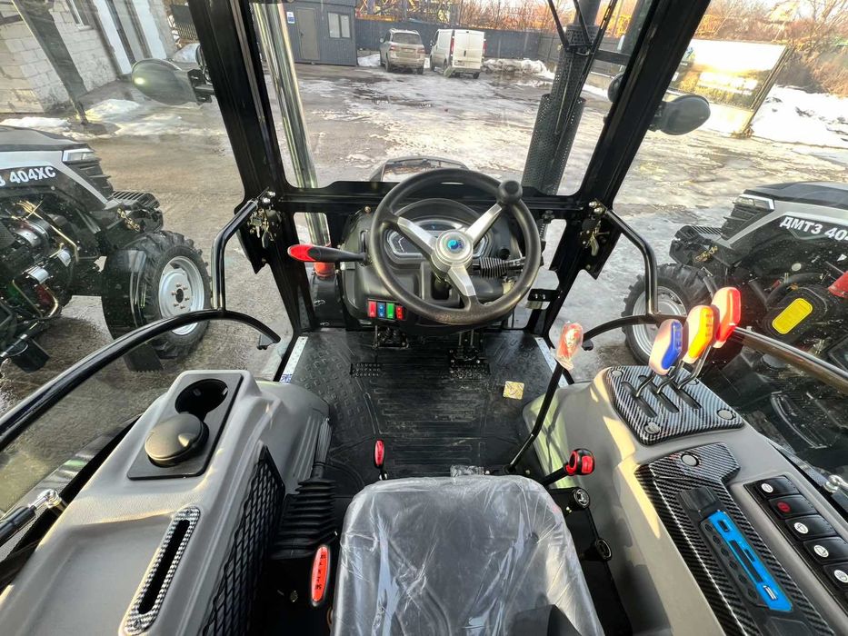Новий Мінітрактор ДМТЗ 404ХС Кабіна Кондиціонер Примусова гідравліка