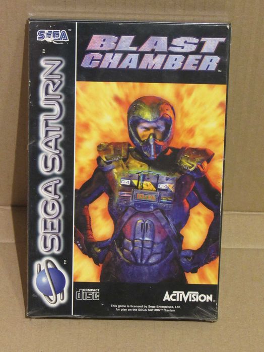 Jogo Sega Saturn Blast Chamber novo selado
