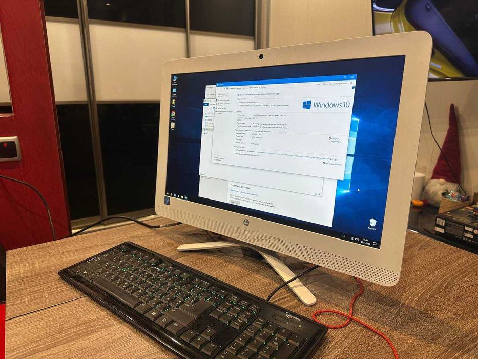 моноблок HP All-in-One 22-b022nw Full HD SSD