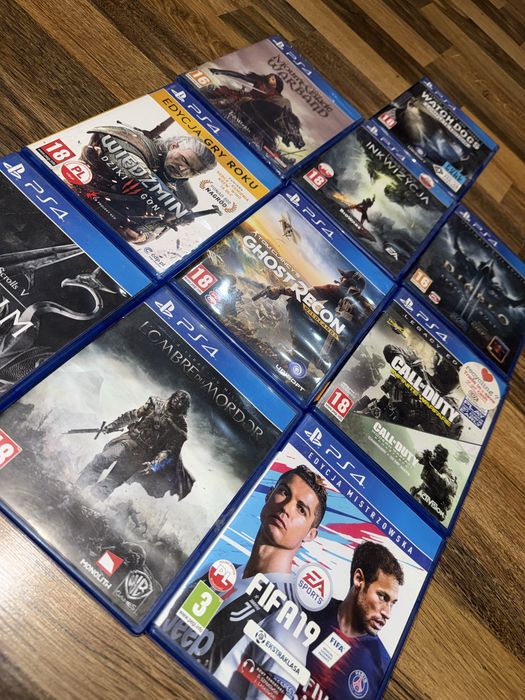 Gry PS4 – zestaw 10 gier