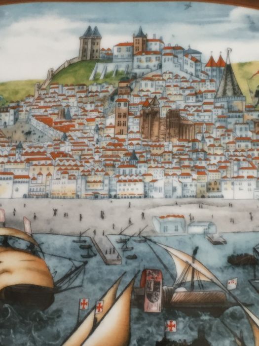 Duas gravuras em porcelana Vista Alegre - edição limitada