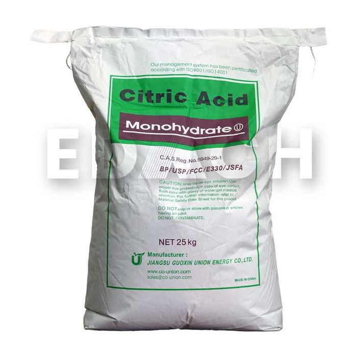 Kwas cytrynowy jednowodny spożywczy 25 kg 145,00pln brutto