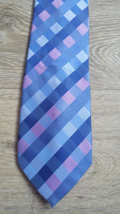 Krawat męski kratka