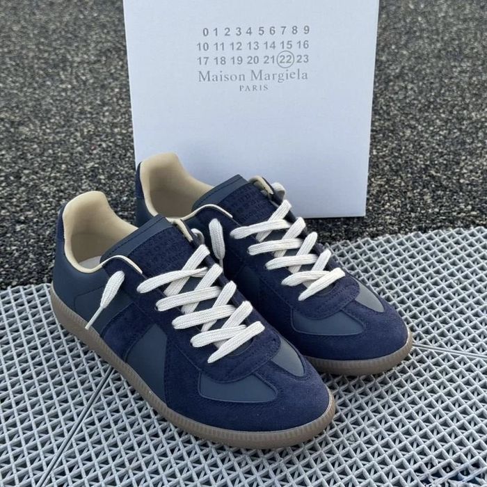 Кеды Maison Margiela replica indigo blue
