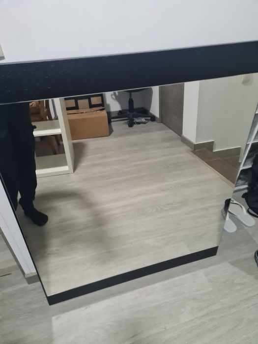 Espelo grande preto