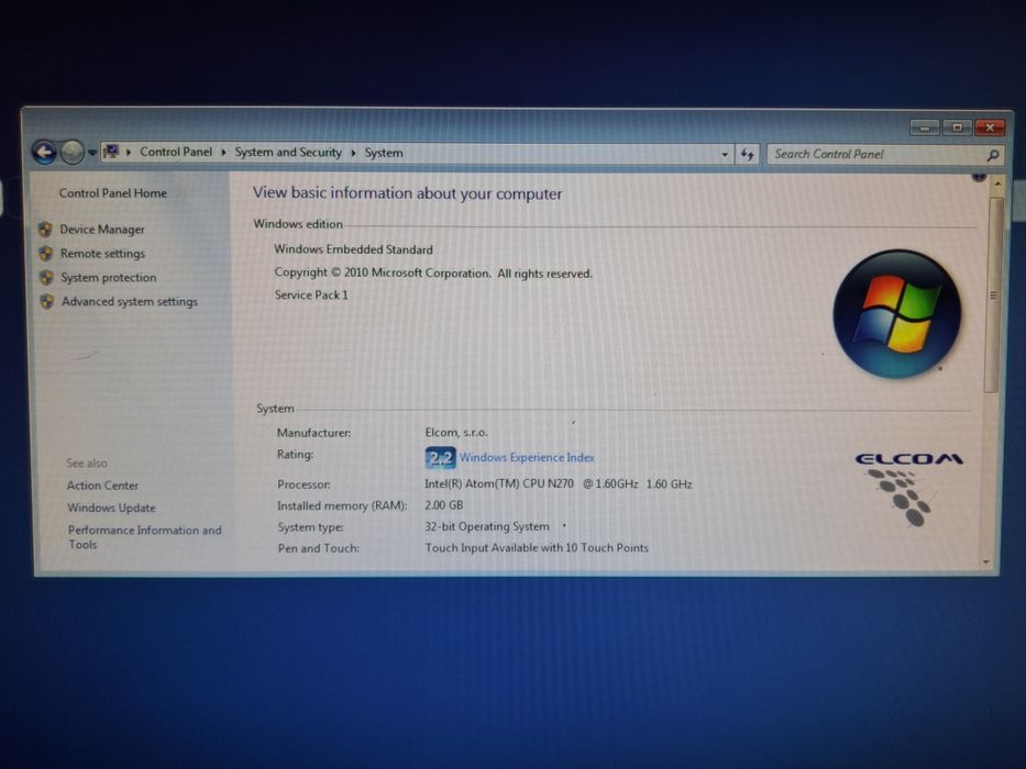 Panel dotykowy UniqPC 190 Komputer All-in-One Elcom