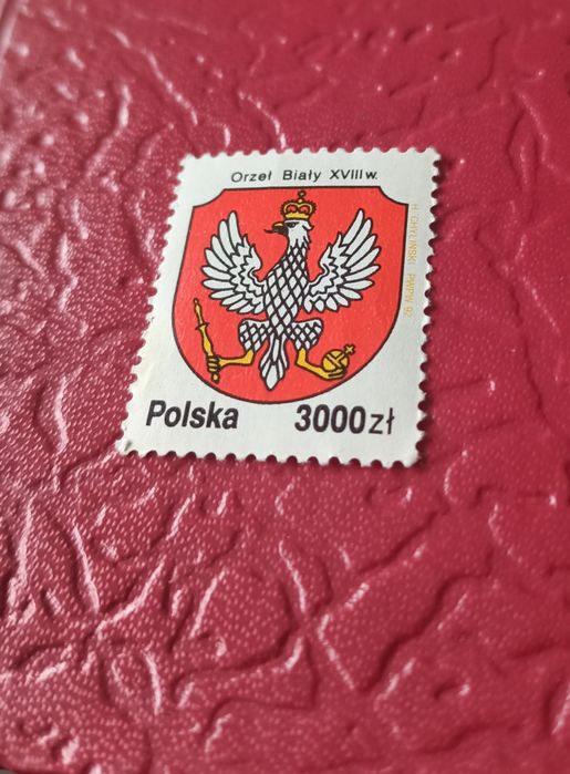 Znaczek pocztowy Orzeł Biały XVIII w. 3000 zł