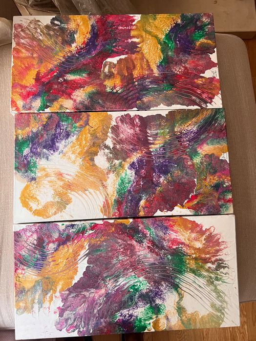 Quadros Originais Pintados à Mão – Arte Abstrata | Peças Únicas e Assinadas