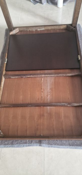 Mesa 150cm pinho maciço wengué