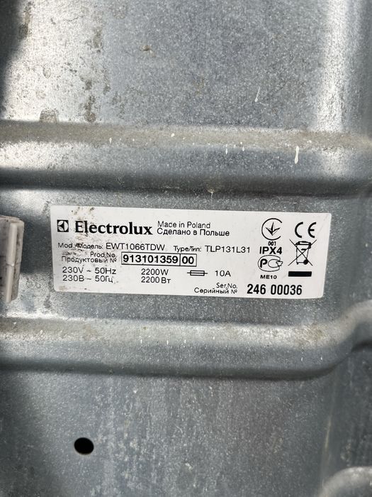 Electrolux 6кг разбор