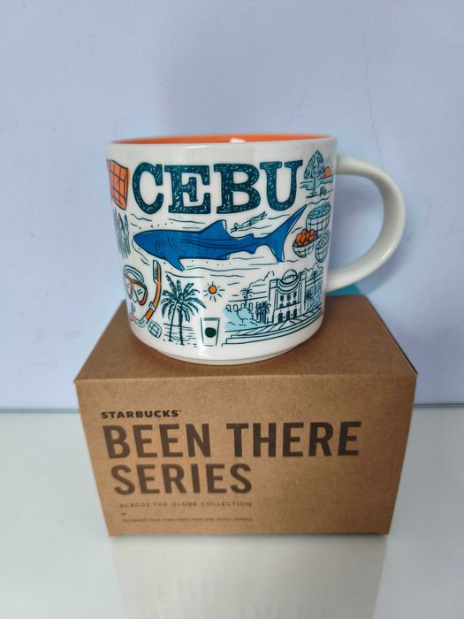 Kubek Starbucks Cebu Filipiny - kres podróży Magellana