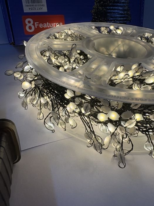 Гірлянда мішура 50 м / 1500 LED з пультом