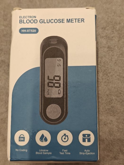 Glukometr nowy i 50 pasków w zestawie
