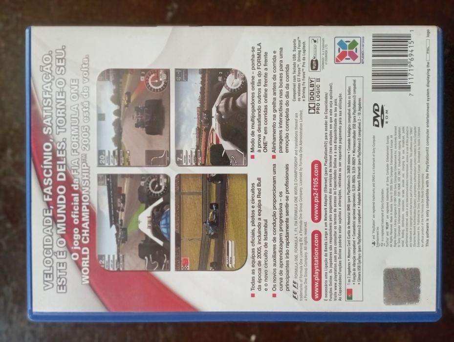 Jogo de PS2 - F1 2005