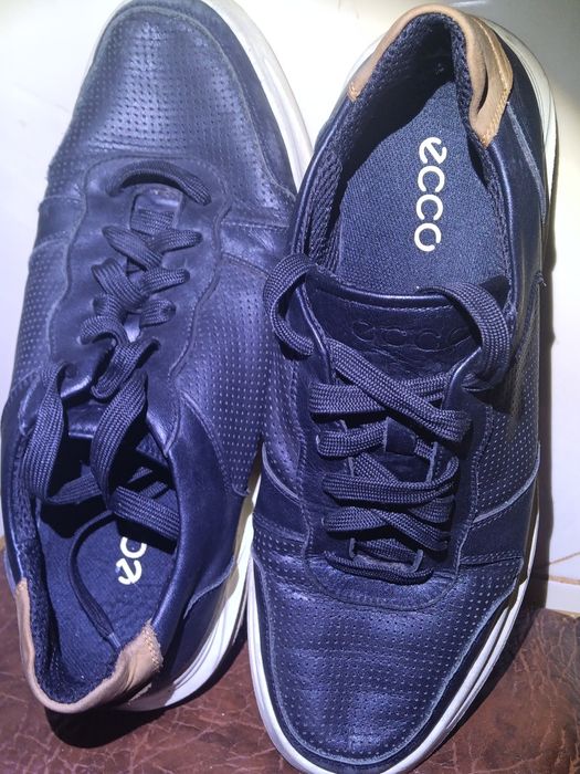 ECCO туфли кожаные спортивные