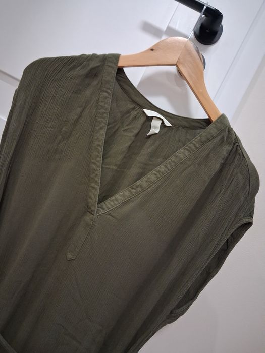H&M sukienka khaki damski XS -M