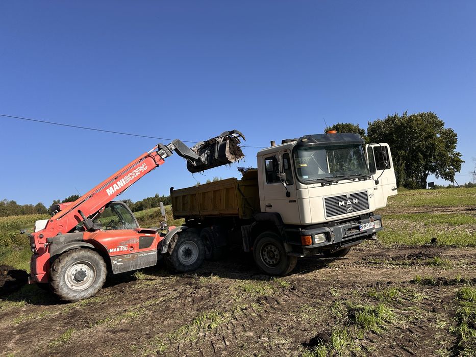 Transport wywrotką 3-osiową – ziemia, piasek, żwir, kruszywo, gruz