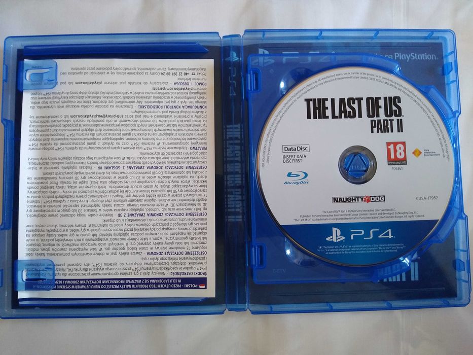 The Last Of Us 2 Ps4 polska wersja bez rys